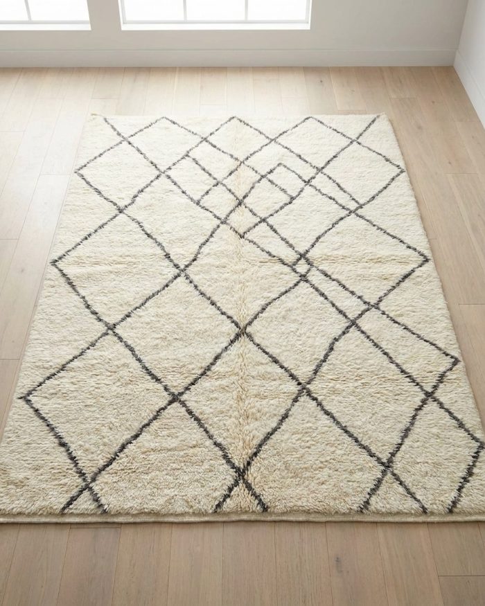 Indian Moroccan-Style Rug — 8' x 10'
