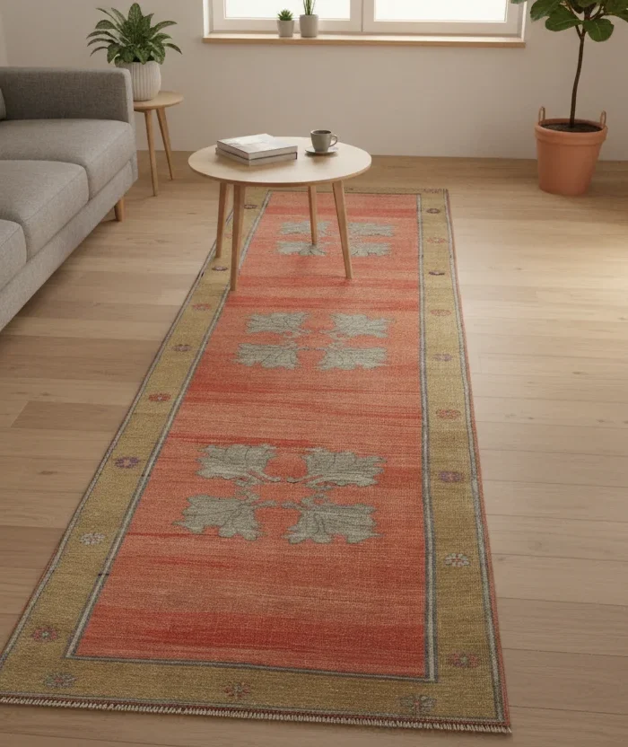 Beautiful vintage Turkish runner. Size is 4x11.