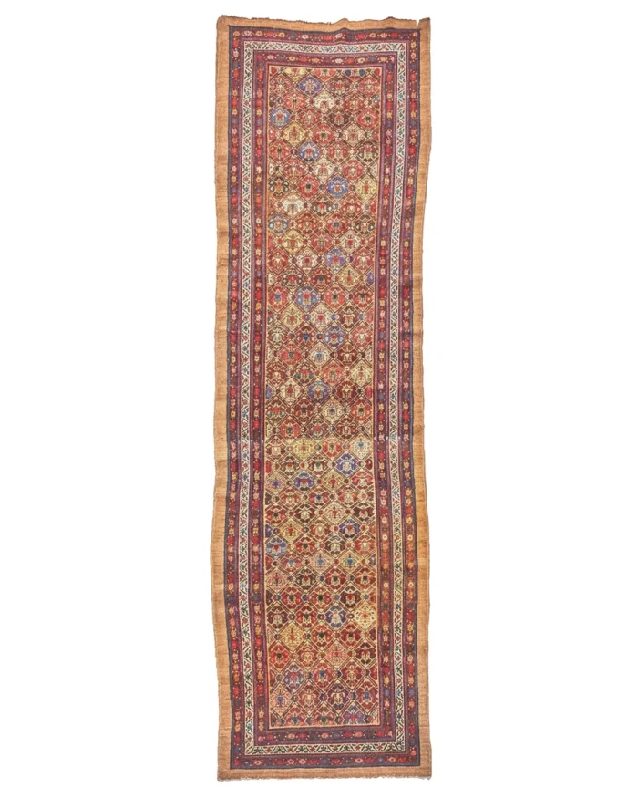 An antique Persian Serab runner. 3'4x11'10